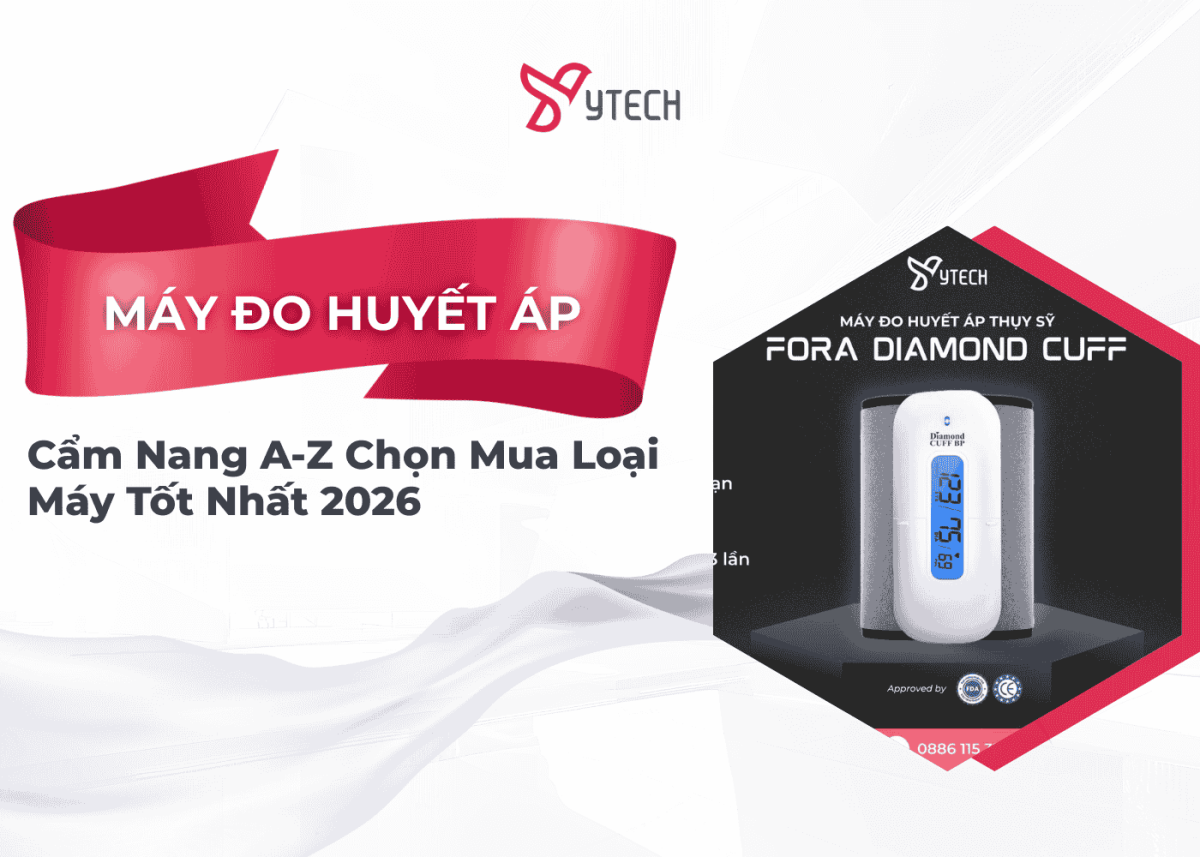 GIÁ MÁY ĐO HUYẾT ÁP BAO NHIÊU? CẨM NANG A-Z CHỌN MUA LOẠI TỐT NHẤT 2026