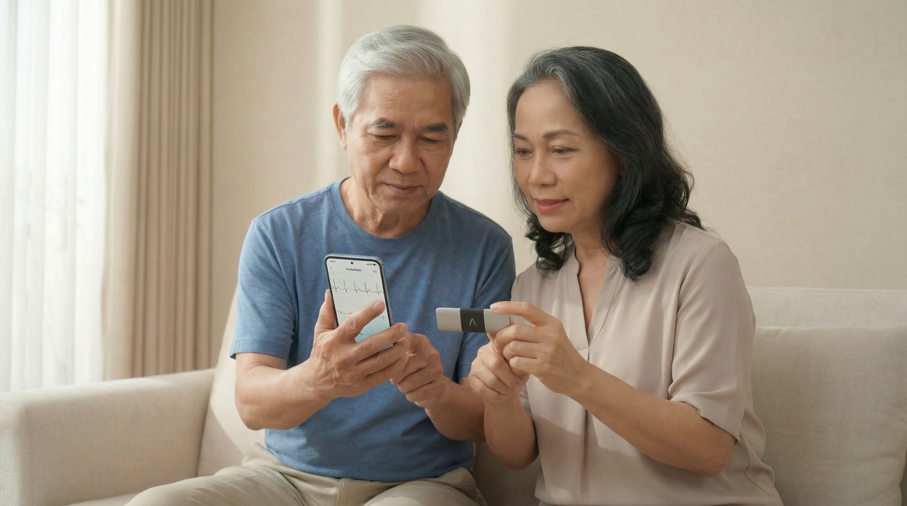 VÌ SAO PHẢI MUA THIẾT BỊ ĐO ĐIỆN TIM TẠI NHÀ? LỢI ÍCH VÀ LƯU Ý