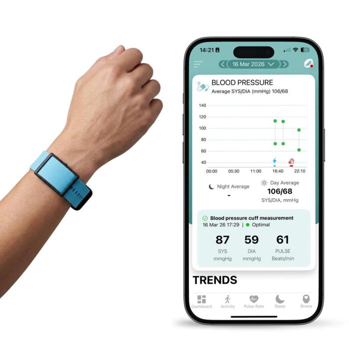 Corsano Cardiowatch 287-2 - Vòng đeo y tế theo dõi sức khỏe liên tục